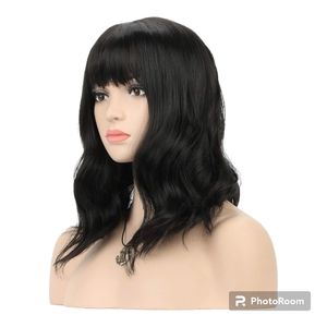14" Curly Wig with Bangs